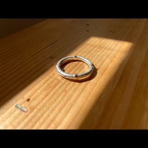 Sterling silver Rose gold ring size 7/8